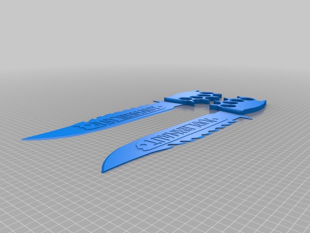 Juggernaut Zombie Knife for 3D Printing