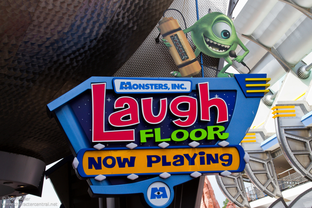 Monster's Inc. Laugh Floor Sign