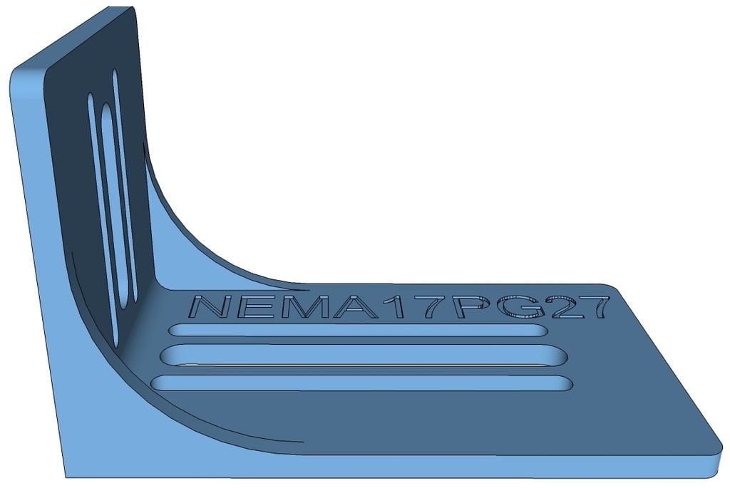 Focuser Bracket for NEMA17-PG27 for Crayford type focuser 