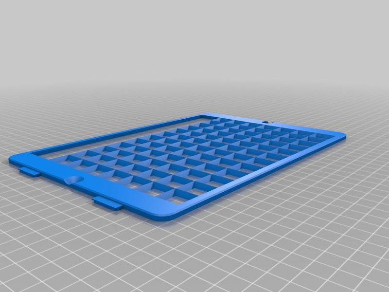My Customized , 3D Printable Keyguard for ipad Lamp 84 RJ Cooper
