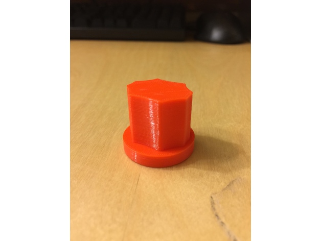 Lacrosse Stick End Cap(Made with TPU or "NinjaFlex")