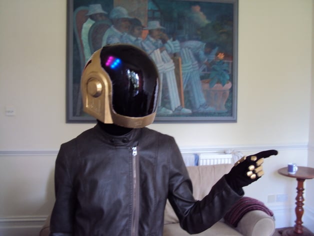 Guy-Manuel de Homem-Christo Daft Punk Helmet with Programmable LED Lighting