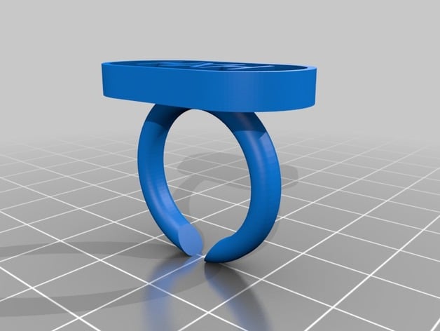 My Customized Text Ring