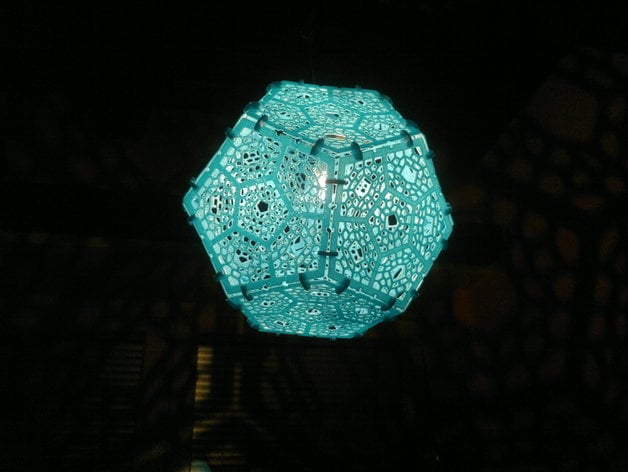 Dodecahedron Shadow Lamp Printable