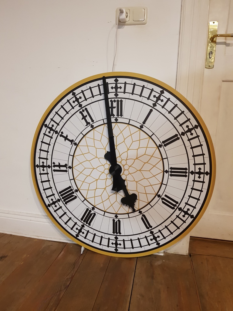Big Ben hands for Real Tower Clock