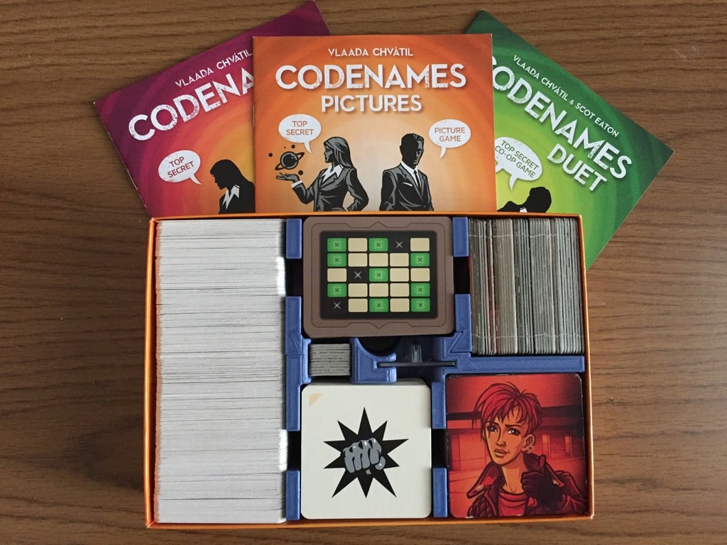 Codenames game insert (Original + Pictures + Duet)