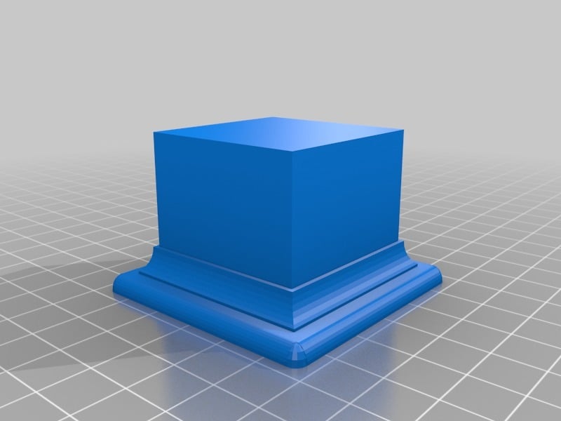 Mini display square plinth