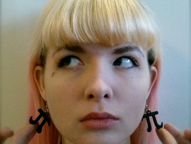 Pi Earrings Geek Chic Nerdy Jewelry