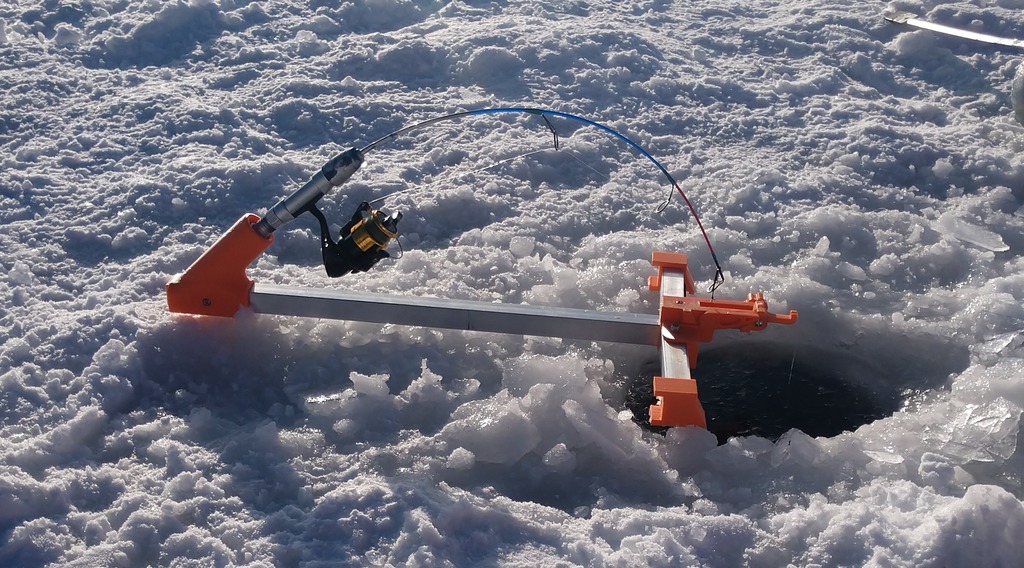 Bite Me - Ice fishing Auto Hook Setter by IdahoThreeD - Thingiverse