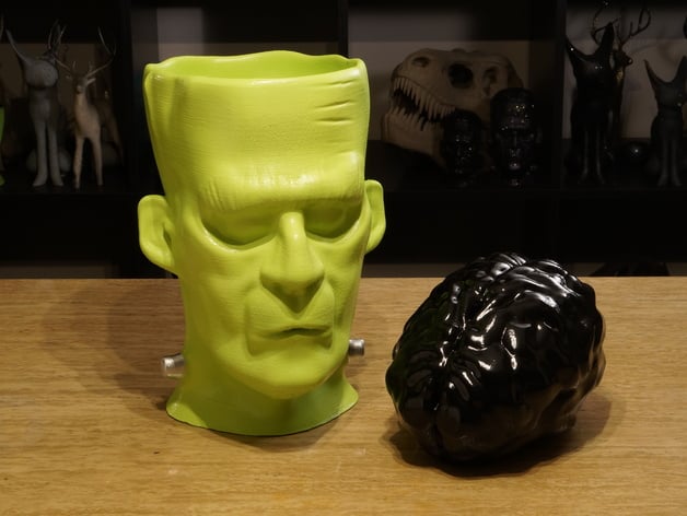 Frankensteins Monster With Removable Brain