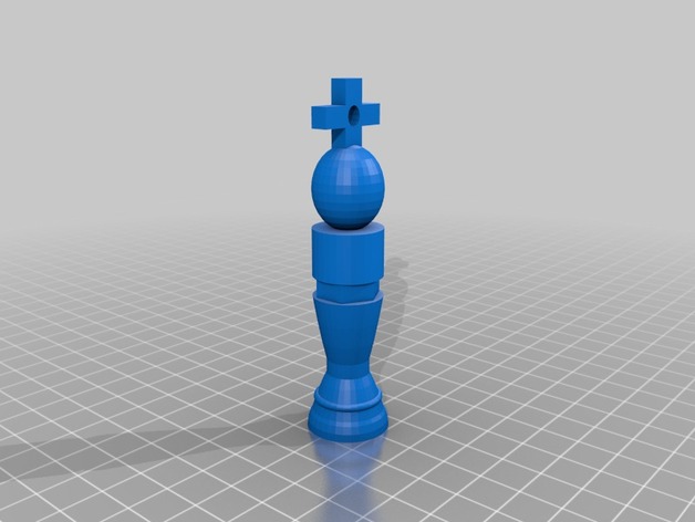 CPP3DD King Chess Piece
