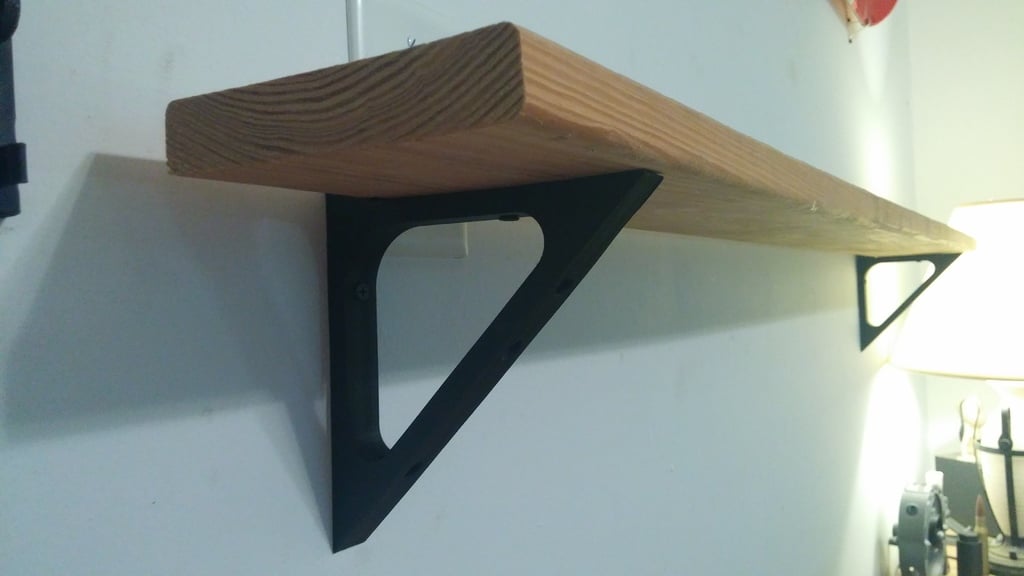 Shelf Bracket for Deck Plank Boards wood