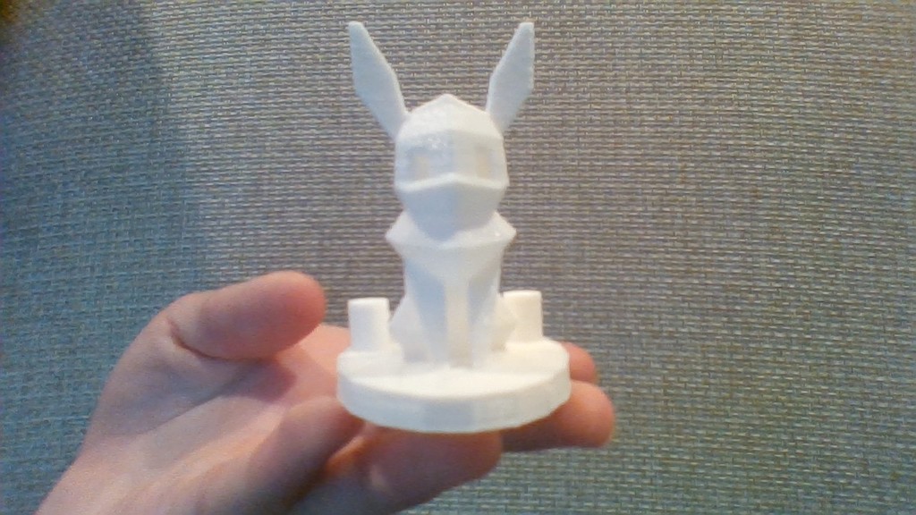 Low Poly Eevee Toothbrush Stand