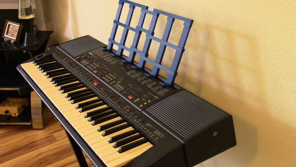 Sheet music stand for a Electronic Keyboard