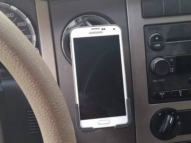 Galaxy S5 holder for 2007 2WD ford expedition (Replaces coin holder on dash)