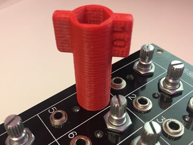 10mm potentiometer bolt tool - NO Scratching Panel -