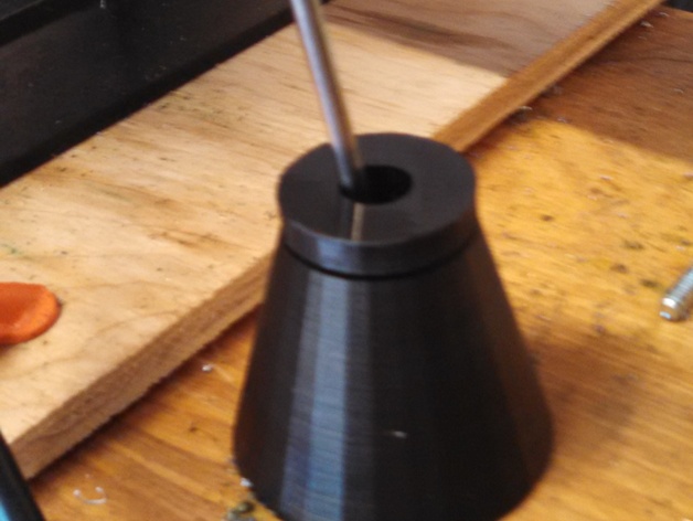 A small No Spill cup for cutting fluid (or anything you brush on and want to limit spills)