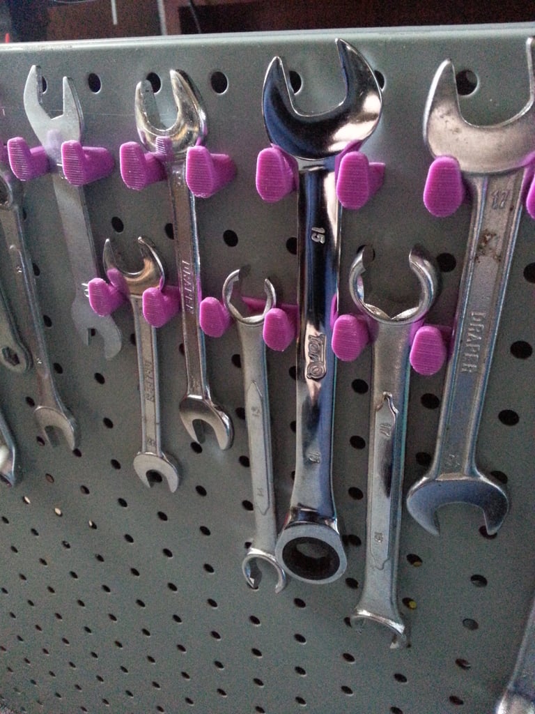 Pegboard OPEN-ENDED Wrench / Spanner Holder