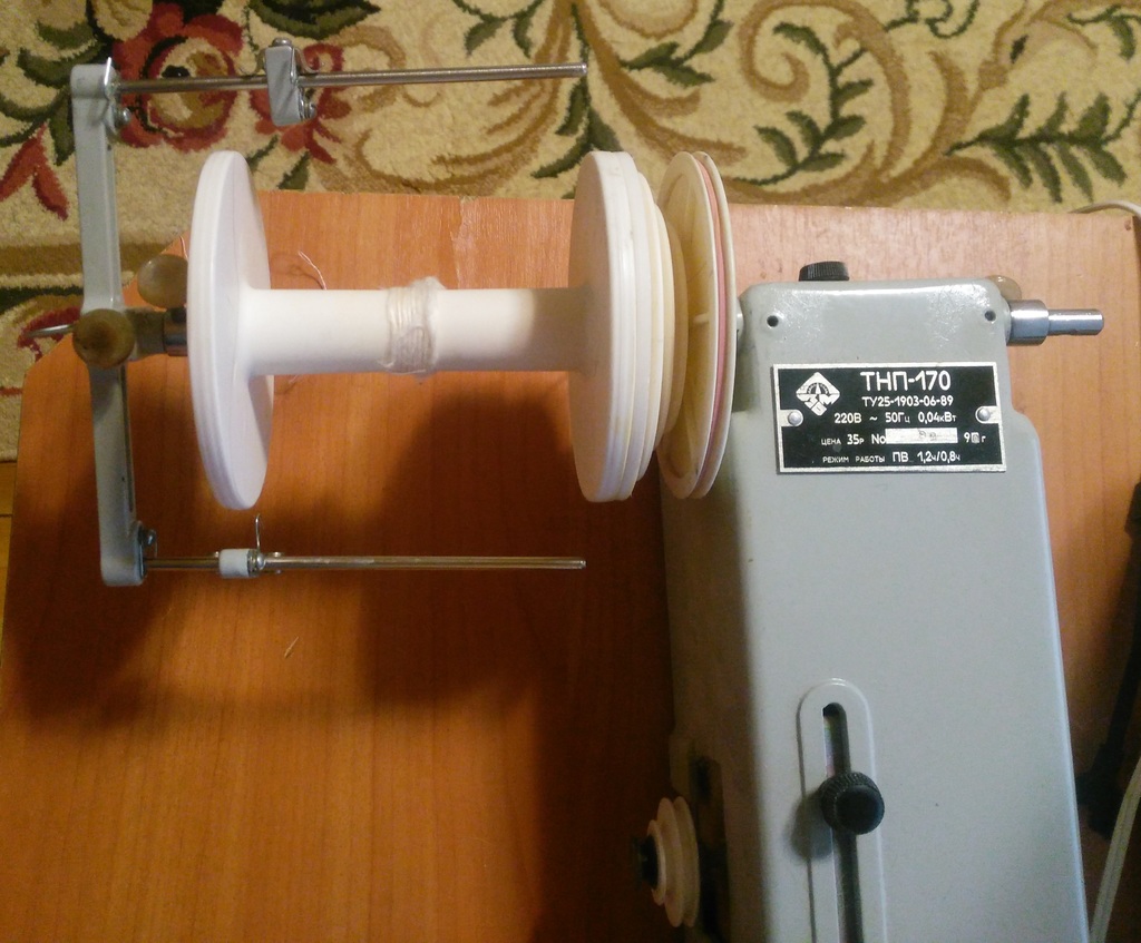 Spool for electric spinning wheel (russian model)