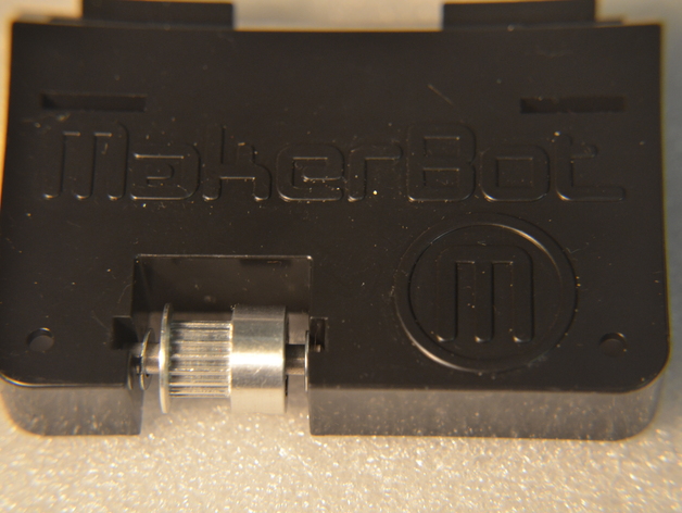 MakerBot X-End Aluminum Idler With Bearings Installed