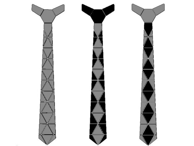 Printable Hex Tie