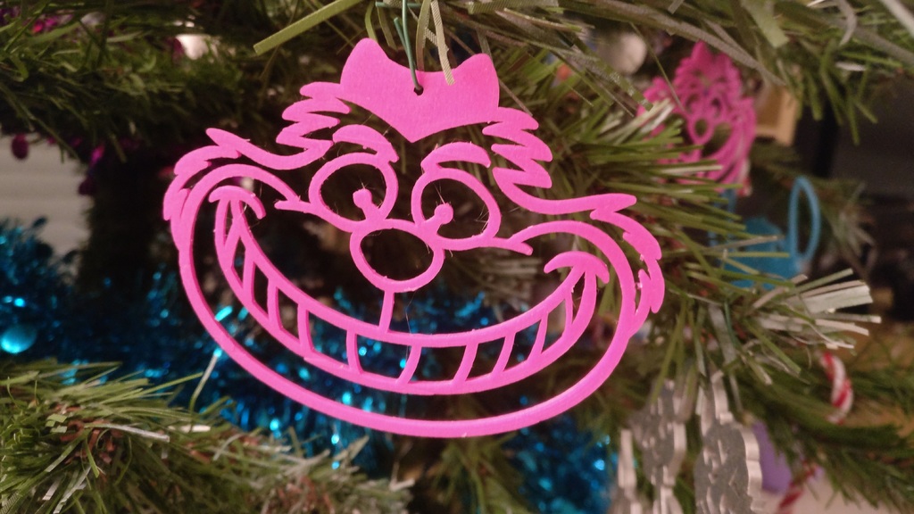 Christmas Ornament Cheshire's cat / Décoration de Noël Le Chat d'Alice