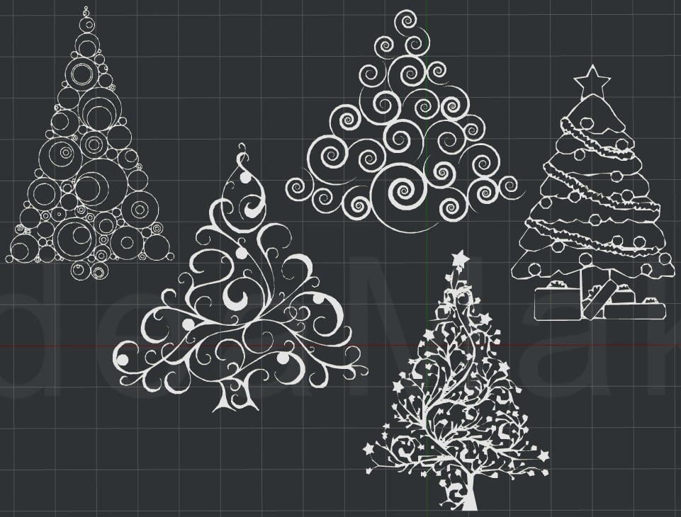 Christmas Trees! 2D Wall Art