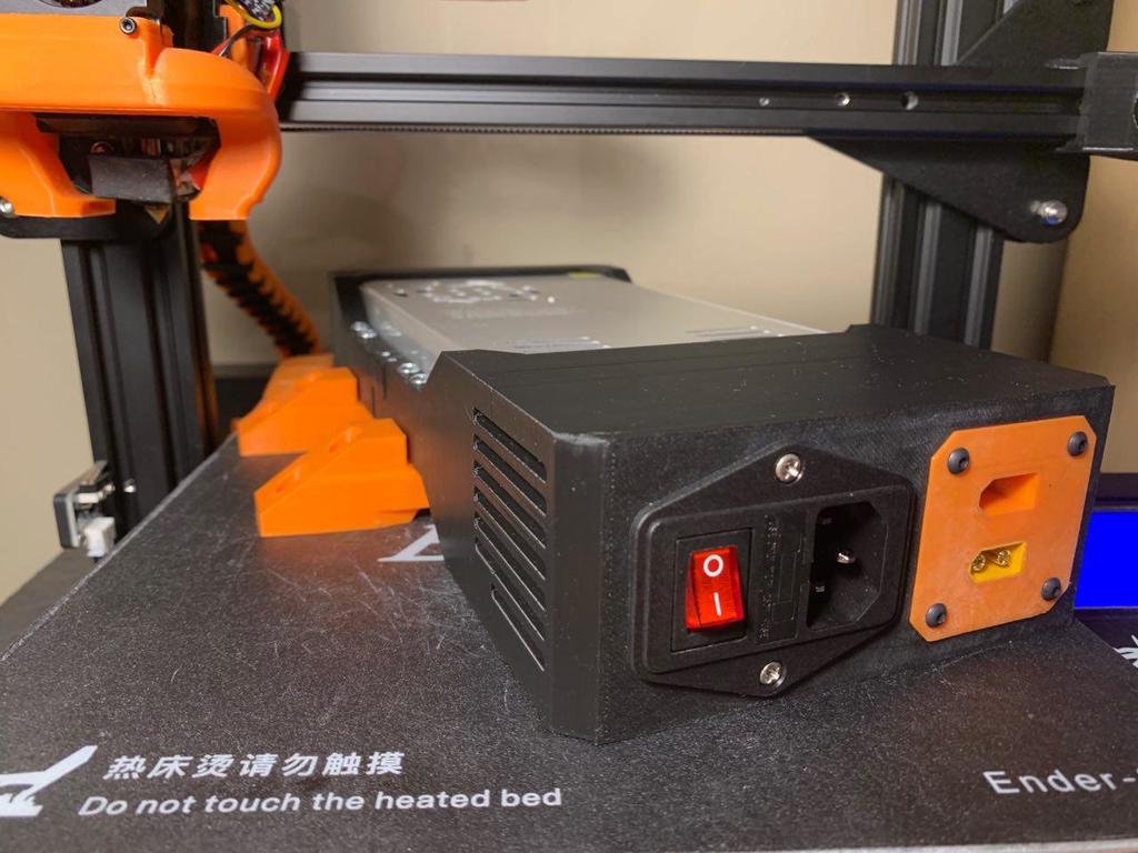 [REMIX] Modular Power Supply (PSU) Cover for Ender 3