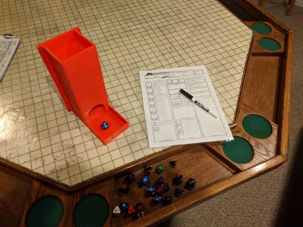 Design-It-Yourself Dice Tower