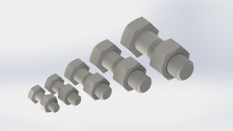 Nuts and Bolts m10-m12-m16-m20-m24