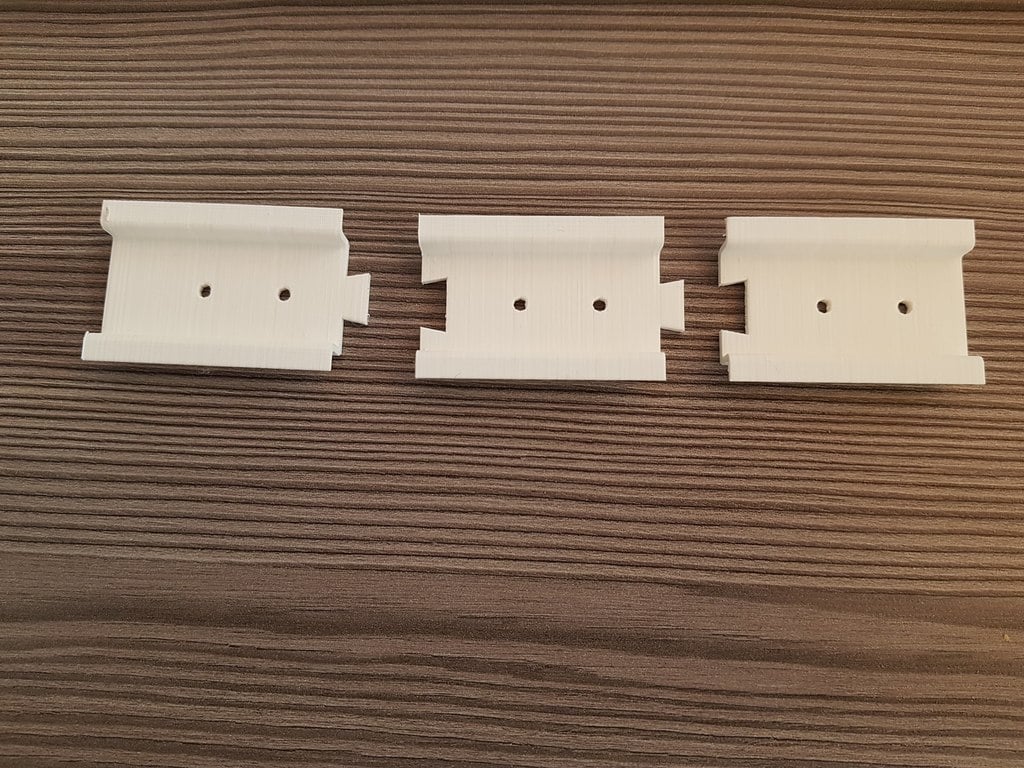 End parts for 25mm DIN rail
