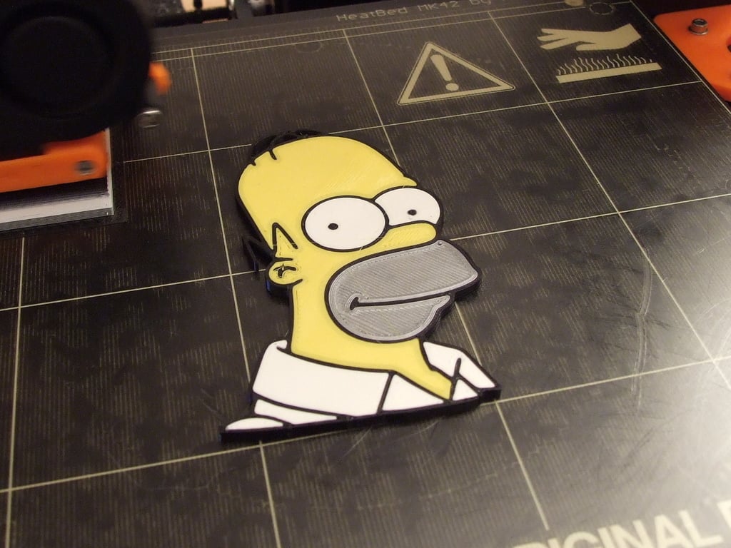 Homer Simpson head (multi-color)