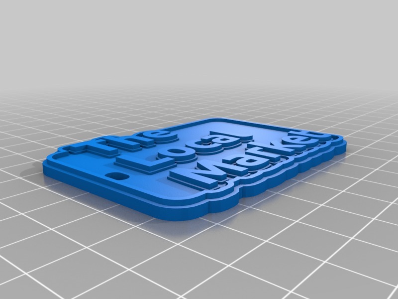 Alfonzo Words 3D Printing Keychain