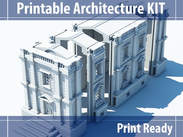 Printable Architecture Kit 2 Victorian Town House