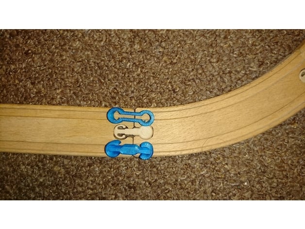 wooden train track male connectors
