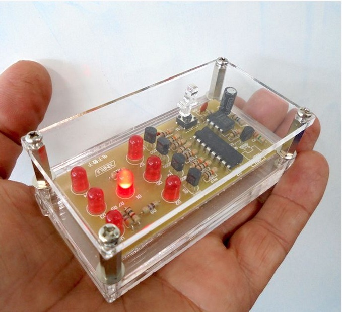 Laser cut electronic dice case