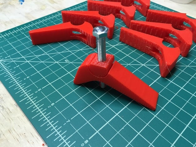 Waste Board Clamp For Shapeoko Xcarve Other Cnc