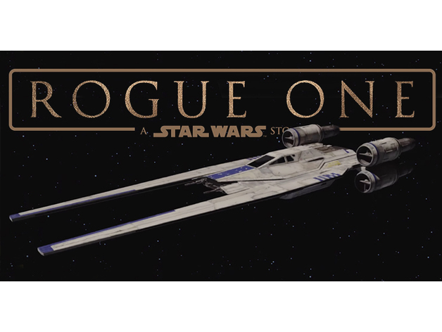 Star Wars Rogue One U-Wing Lithophane