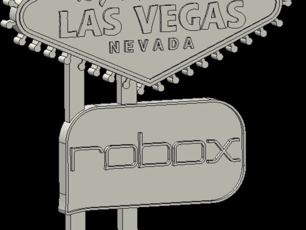 Welcome to Las Vegas Robox Sign