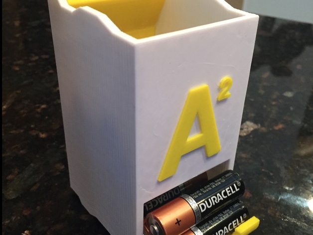 Stackable Battery Holder Remix (Double A)