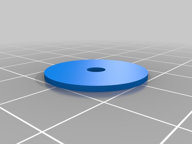 1cm radius disk with M3 hole in the middle