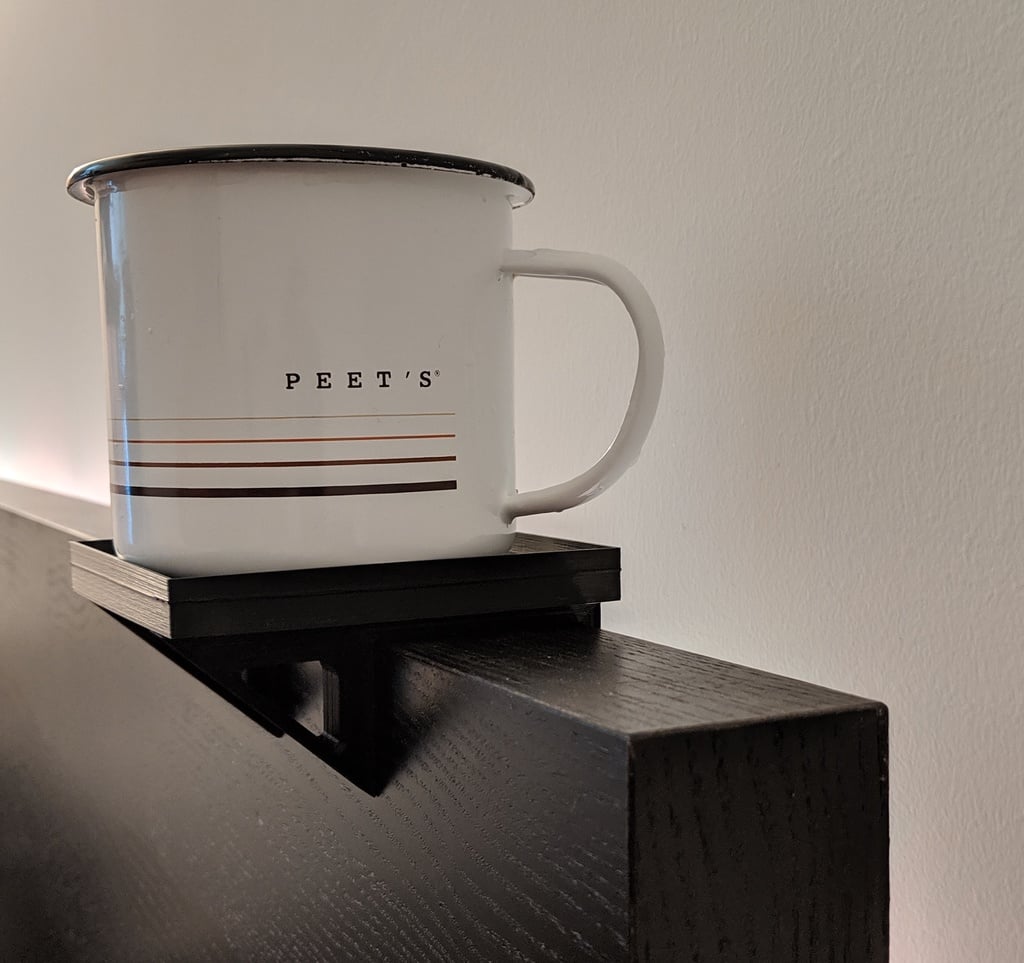 Cup holder for IKEA MALM Bed frame