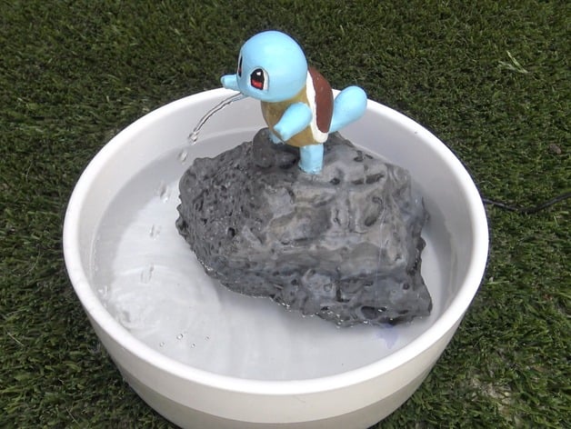 Pokemon Water Fountain Squirtle