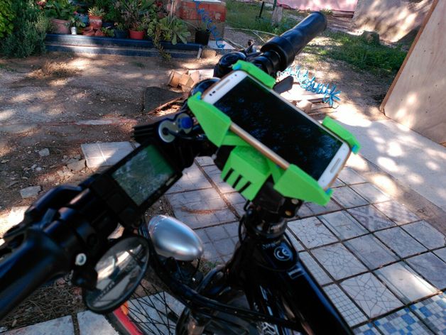 Soporte para telefono móvil en la bici/ phone holder