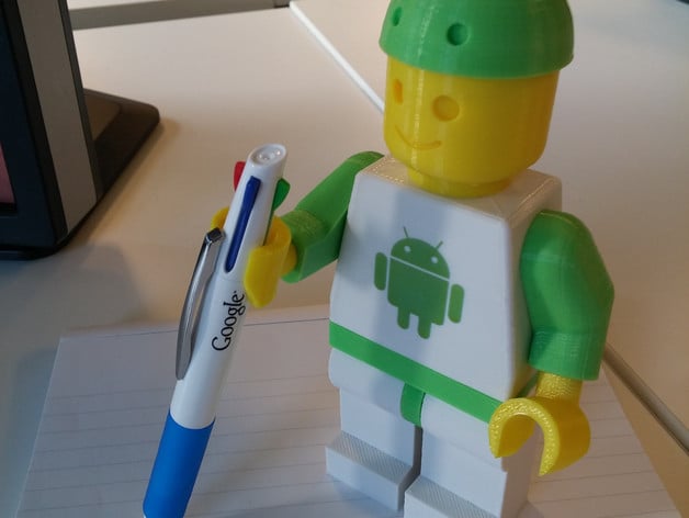 Android fanboy hat for Blank Minifig