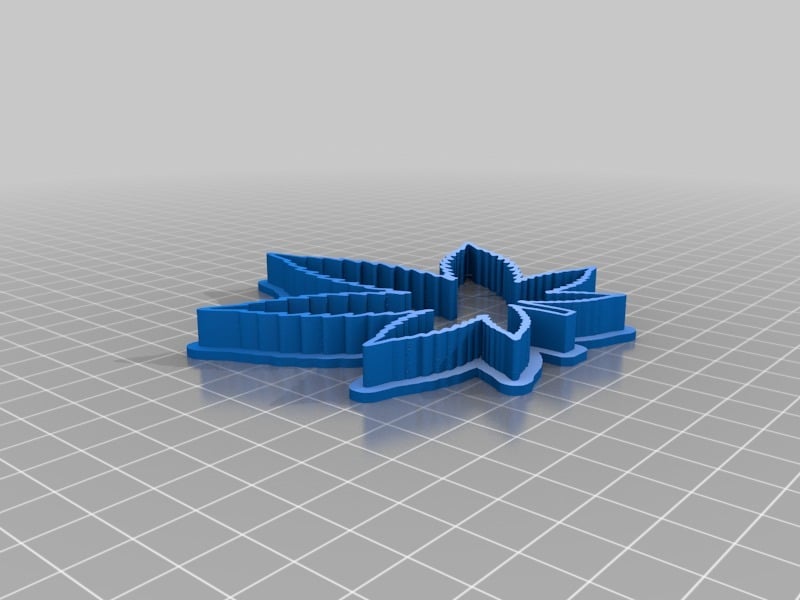 Cannabis Cookie Cutter Fixed for FDM Printing
