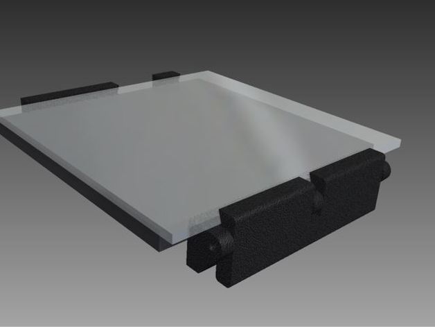 Swappable Bed Glass for 3D Printer