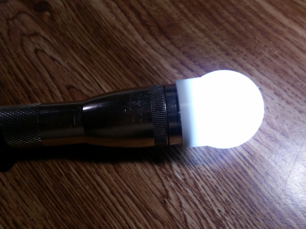 Mini Mag-Light Flashlight Diffuser