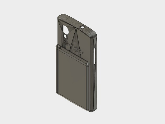 ライオン nexus 5 case with card holder