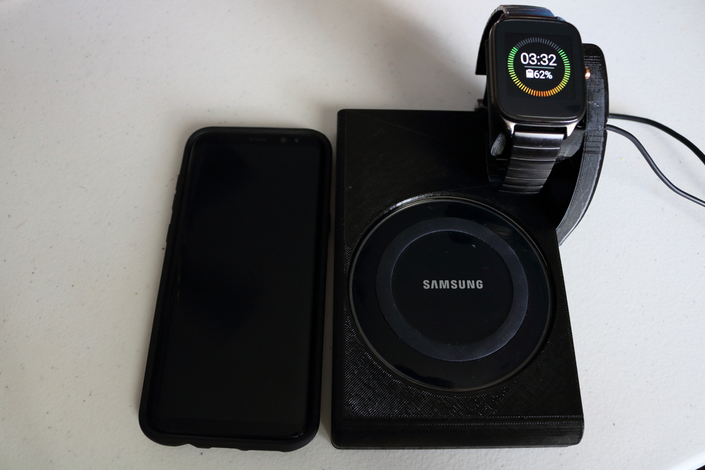 Samsung S8+ and Zen watch 2 charger